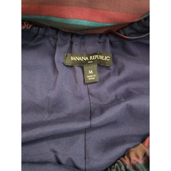 Banana Republic Multicolor Maxi Dress Striped Sleeveless tiered bold colors - Picture 5 of 8